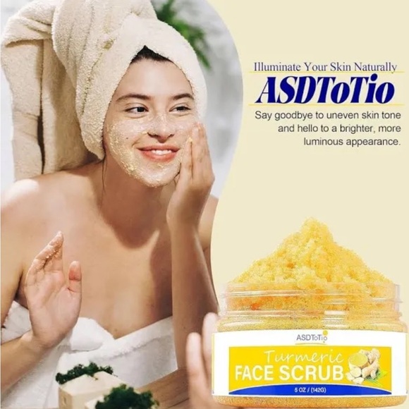 ASDTotio Turmeric Face Scrub, NEW - Picture 3 of 8
